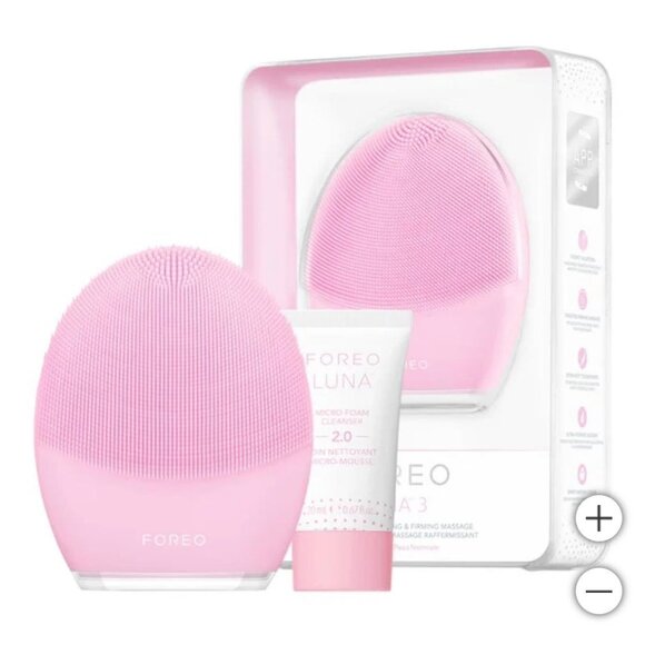 FOREO LUNA 3 Facial Cleansing & Firming Massage Device, + 0.67 fl oz Foaming - Picture 3 of 3